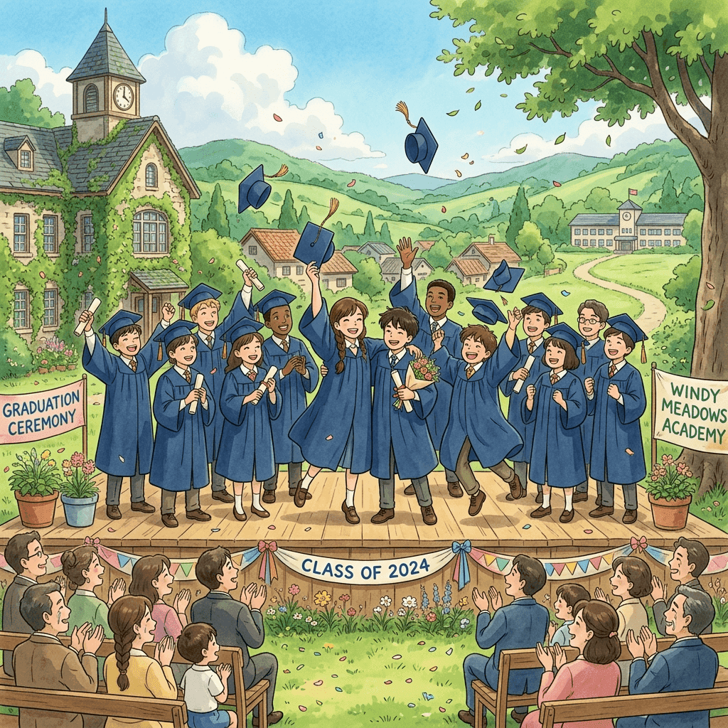 graduation illustration